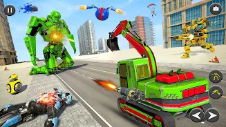 Robot Truck Car Transform Game ဖန်သားပြင်ဓာတ်ပုံ 3
