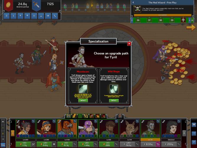 Idle Champions Captura de tela 3