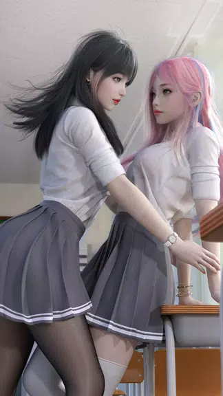 Sexy Anime Girls Wallpapers HD ဖန်သားပြင်ဓာတ်ပုံ 2