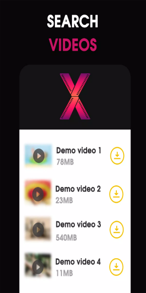 X Sexy Video Downloader 스크린샷 2