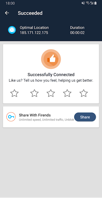 VPN - Unlimited Fast VPN Proxy Captura de tela 2