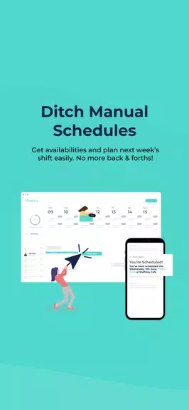 StaffAny Clock-In & Scheduling Captura de pantalla 1