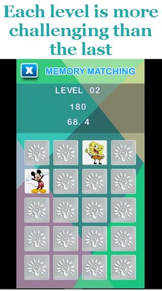 Memory Matching Fun Zrzut ekranu 2