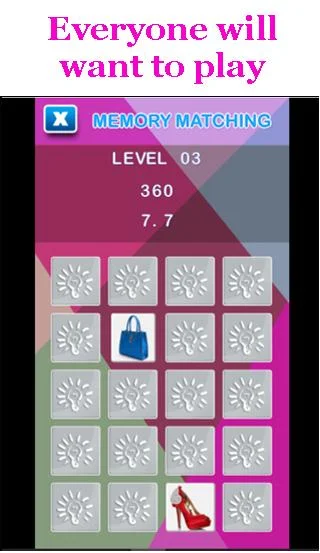 Memory Matching Fun Zrzut ekranu 3