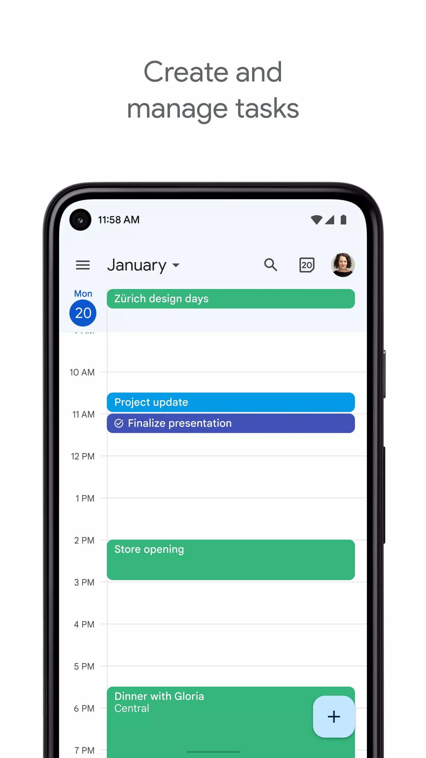Google Calendar ภาพหน้าจอ 4