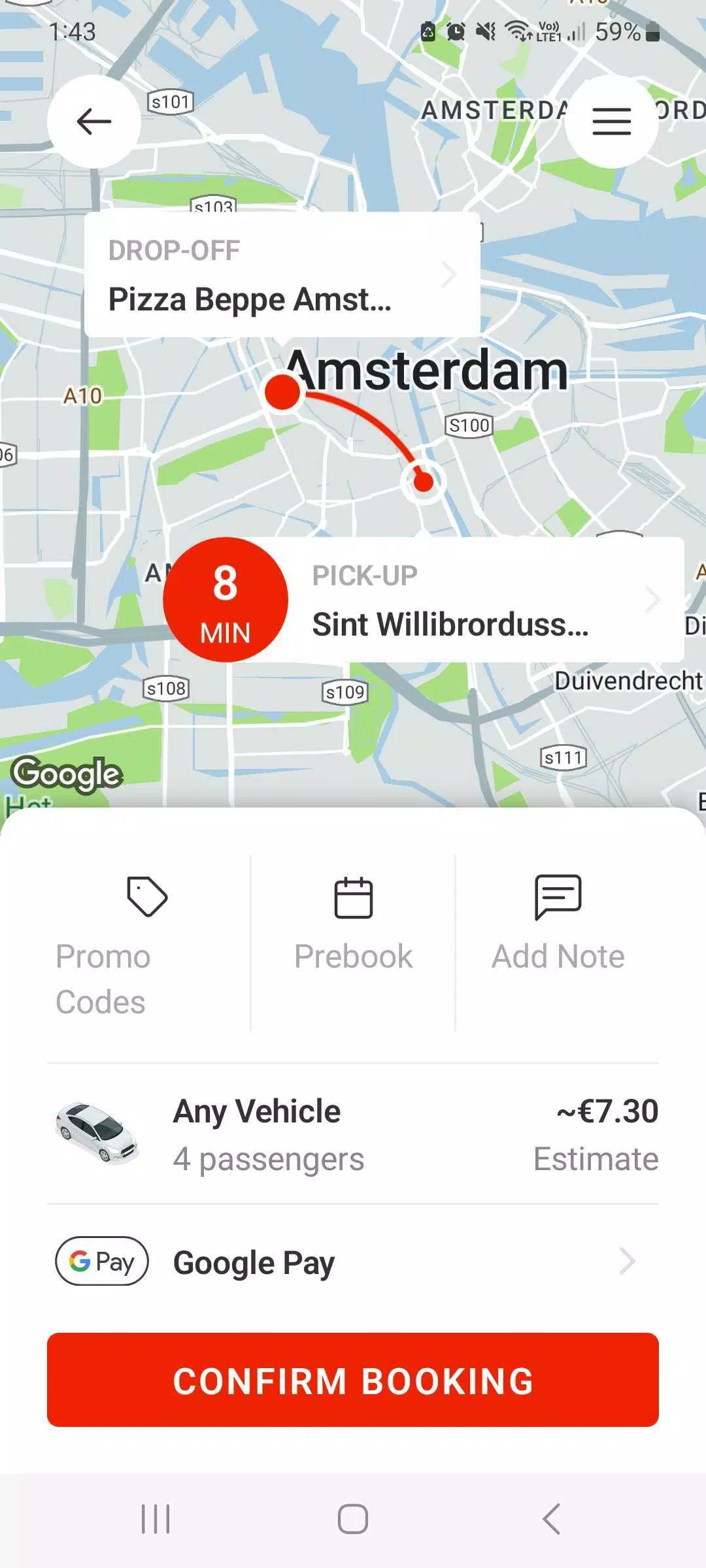 TCA Taxi Amsterdam应用截图第3张