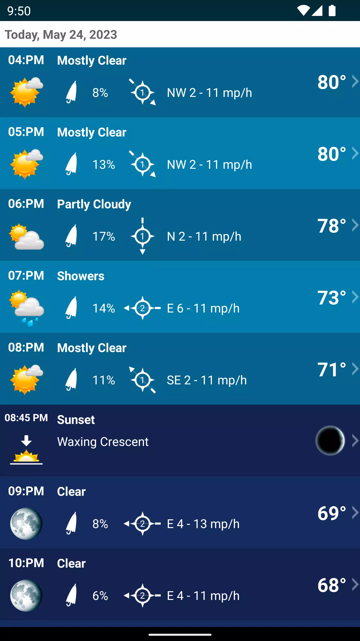 Weather XL PRO 스크린샷 4