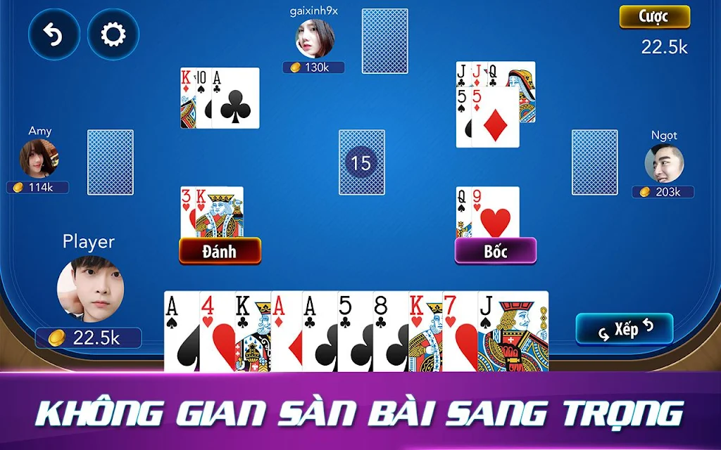 Phom - Phỏm - Ta La - Tá Lả - Offline應用截圖第2張