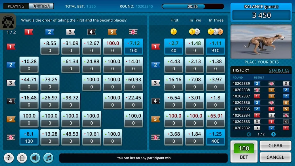 Dogs3D Races Betting Capture d'écran 1