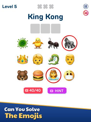 Emoji Quiz Ảnh chụp màn hình 4