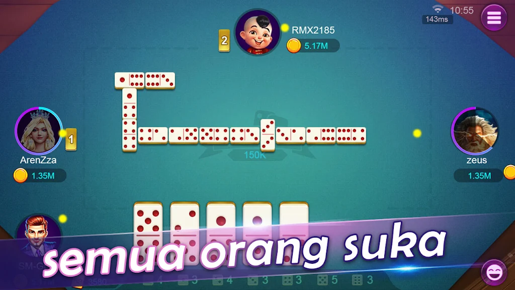 Schermata Domino King-Player Island 2