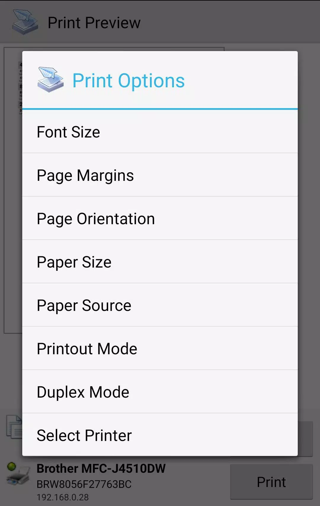 PrinterShare Mobile Print Screenshot 4
