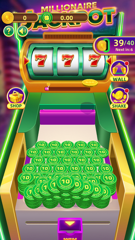 Jackpot Lucky Pusher Captura de tela 1
