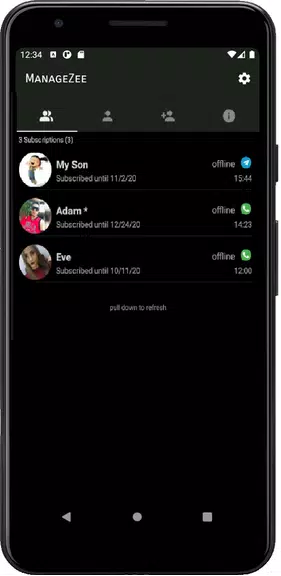 ManageZee Online State Notify Schermafbeelding 2