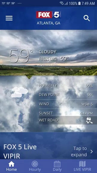 FOX 5 Storm Team Weather Radar应用截图第1张