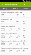 Calories in food ဖန်သားပြင်ဓာတ်ပုံ 3