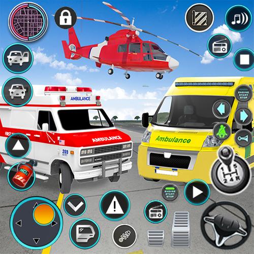Heli Ambulance Simulator Game スクリーンショット 1