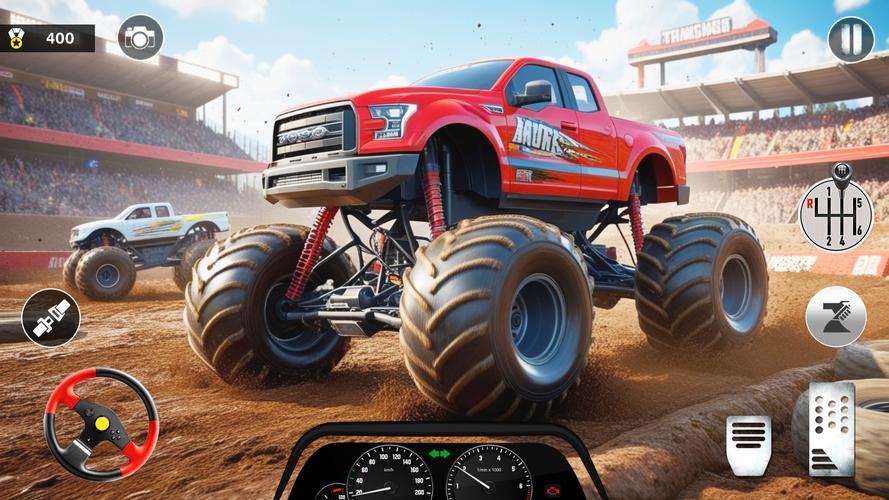 Monster Truck Racing Game 3D Captura de tela 2
