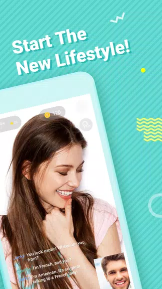 Meet – Talk to Strangers Using Random Video Chat Capture d'écran 2