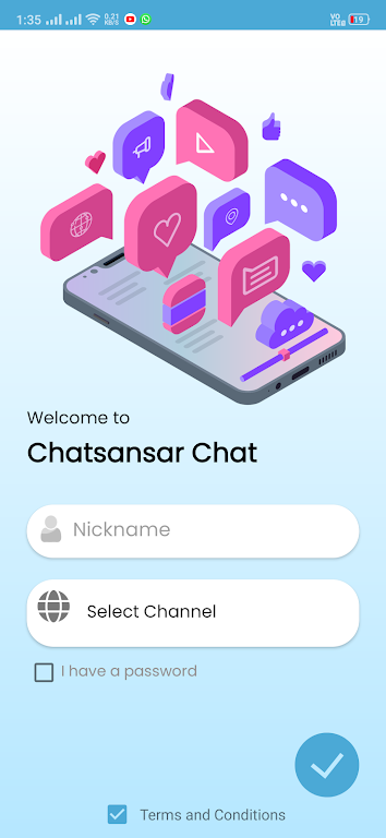 ChatSansar ภาพหน้าจอ 1