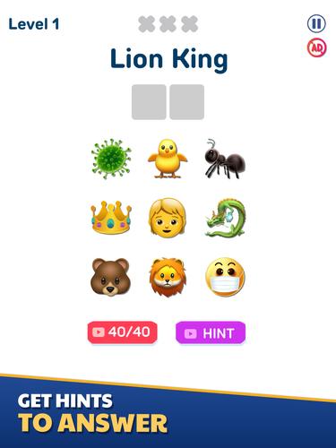 Emoji Quiz Ảnh chụp màn hình 2