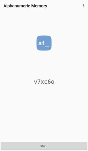 Alphanumeric Memory应用截图第1张