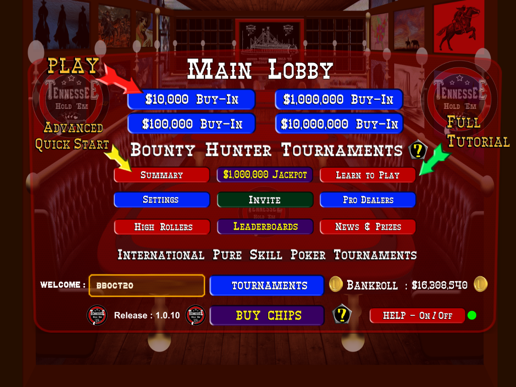 Schermata TENNESSEE HOLD 'EM - Skill Poker Tournaments 4