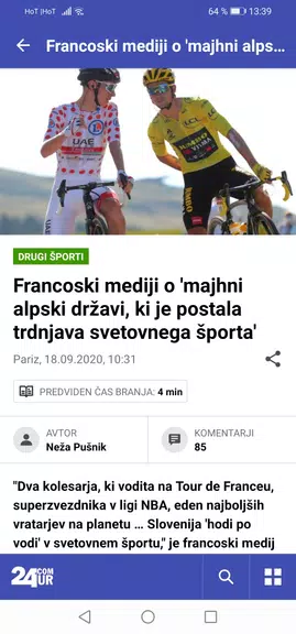Schermata 24ur.com 1