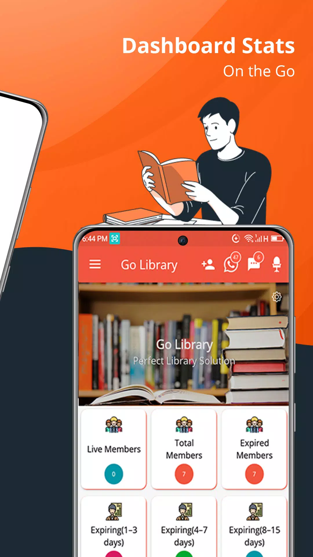 GoLibrary Library Manager App ဖန်သားပြင်ဓာတ်ပုံ 2