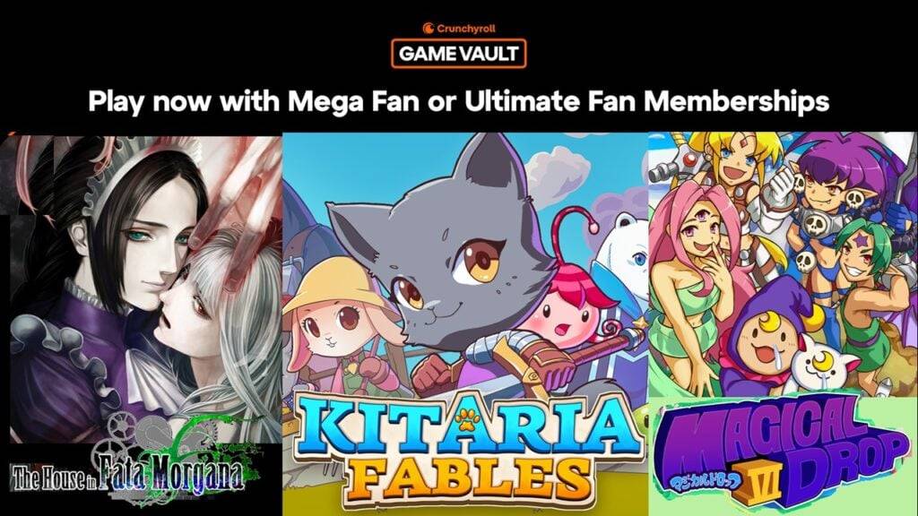 Crunchyroll espande Android Vault con tre nuovi giochi, tra cui la casa a Fata Morgana