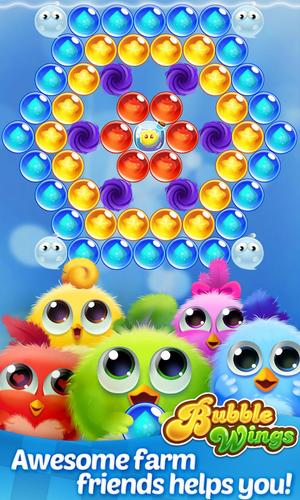 Bubble Wings: bubble shooter Скриншот 4