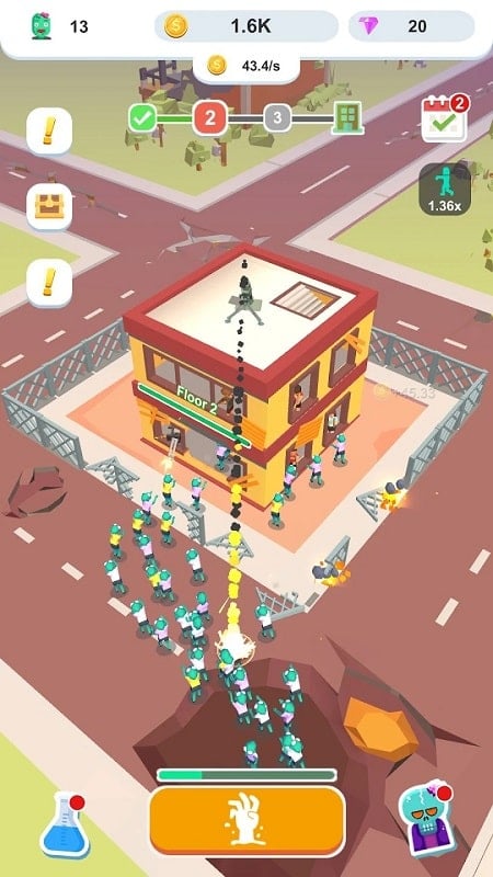 Idle Zombie Army Captura de pantalla 3