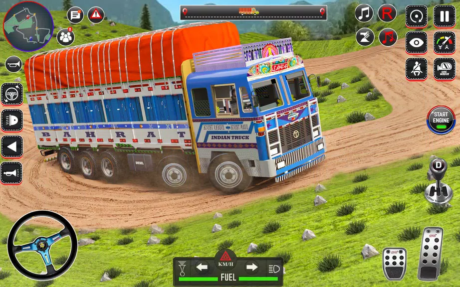 Cargo Truck Driving Games 3D Capture d'écran 2