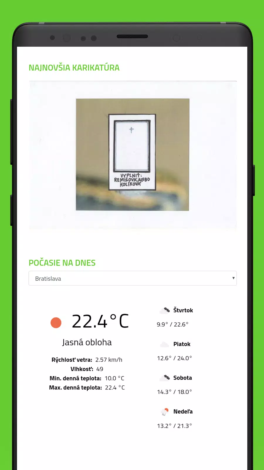 HLAVNÉ SPRÁVY应用截图第4张
