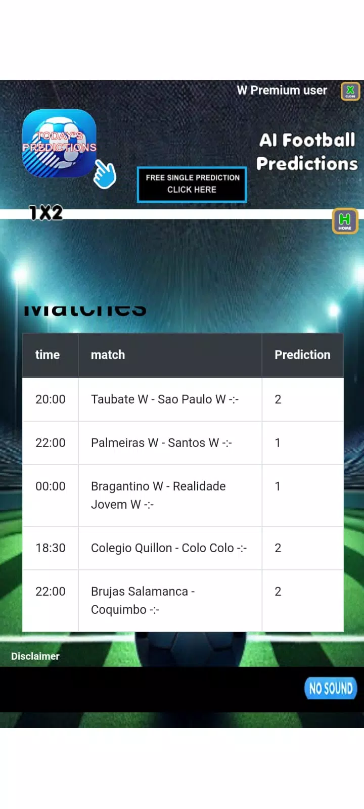 Ai football predictions Screenshot 4