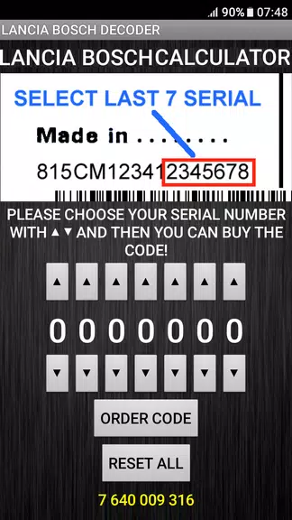 Bosch Lancia Radio Code Decode應用截圖第2張