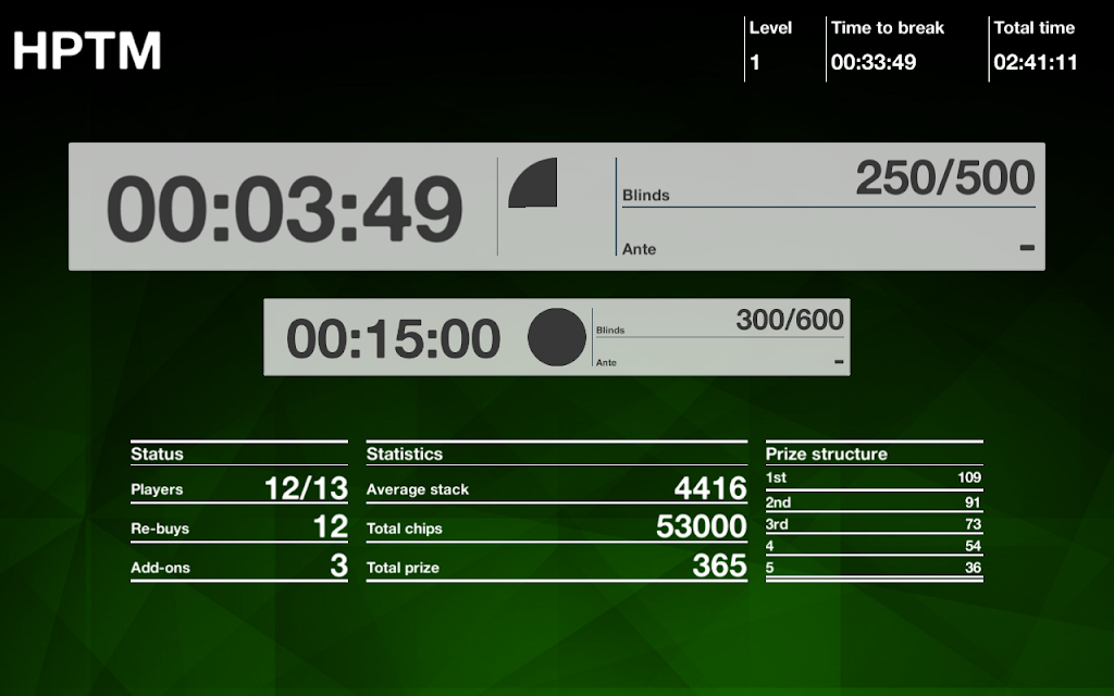 Home Poker Tournament Player Captura de pantalla 3