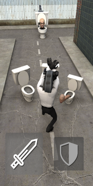 Toilet Fight Captura de pantalla 1