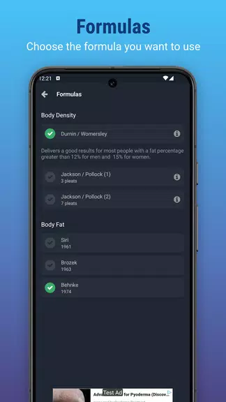 Plixi - Fat calculator Ảnh chụp màn hình 2