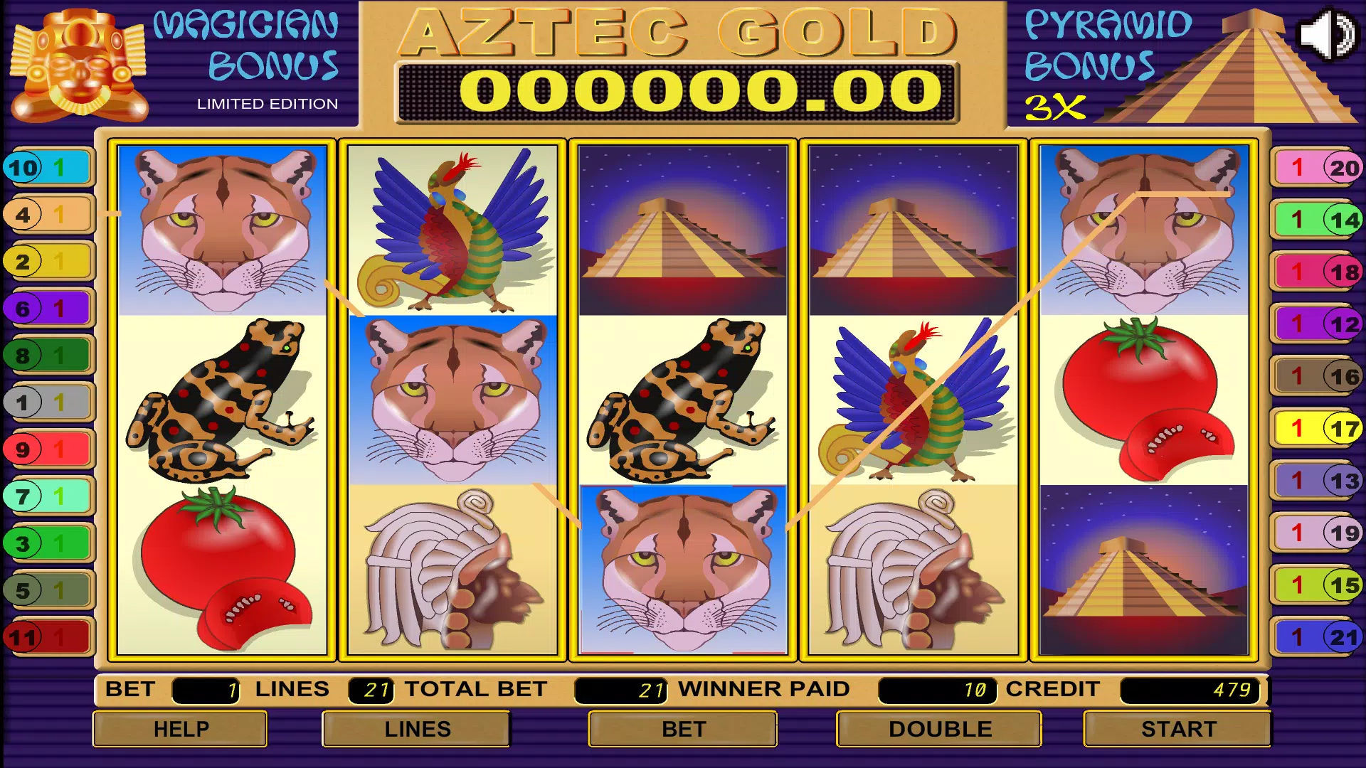 Aztec Gold II ဖန်သားပြင်ဓာတ်ပုံ 2
