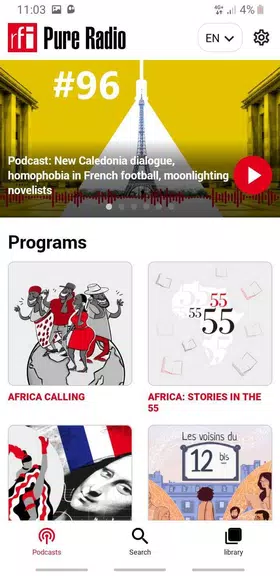 RFI Pure Radio - Podcasts应用截图第1张