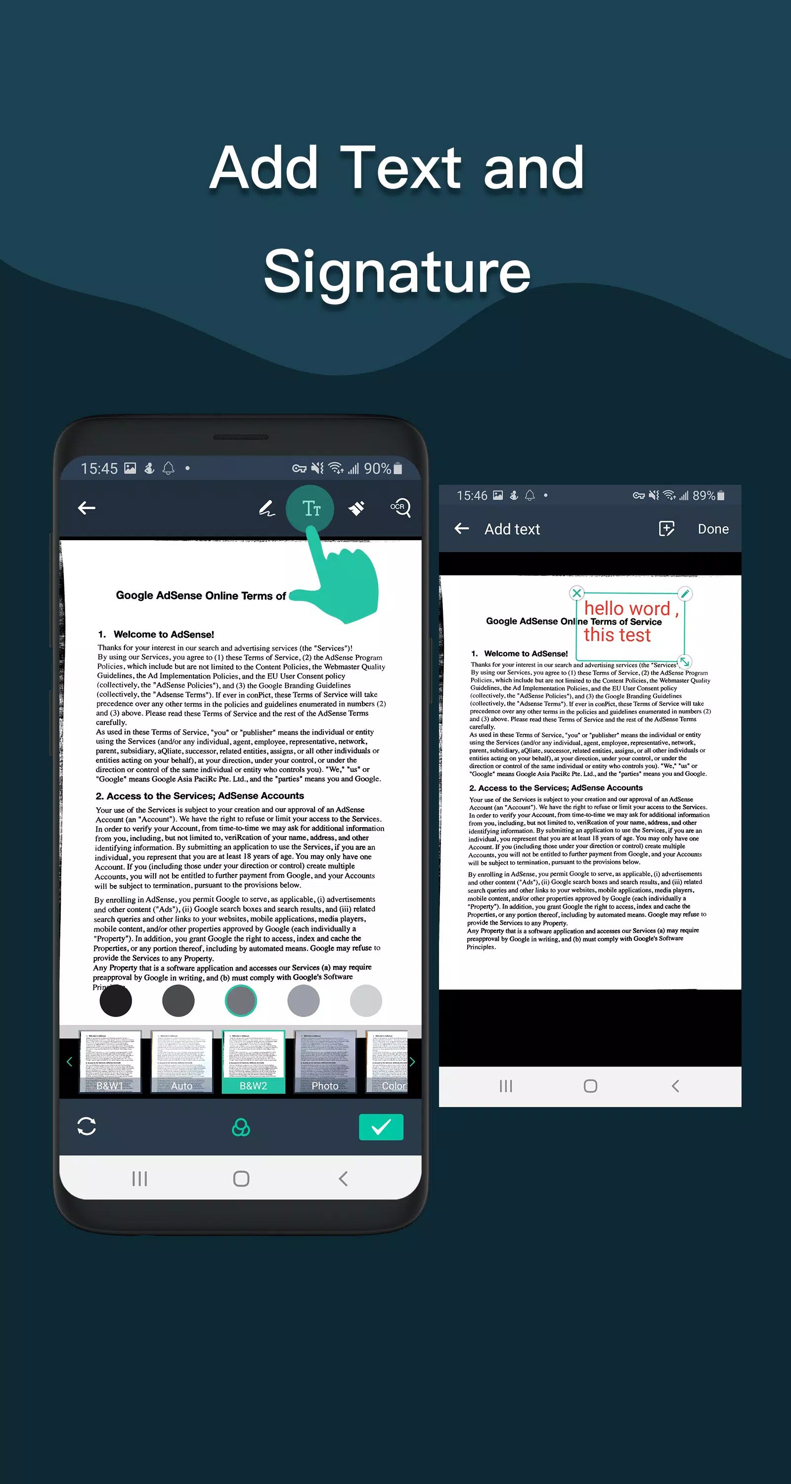 Simple Scan - PDF Scanner App Captura de tela 3