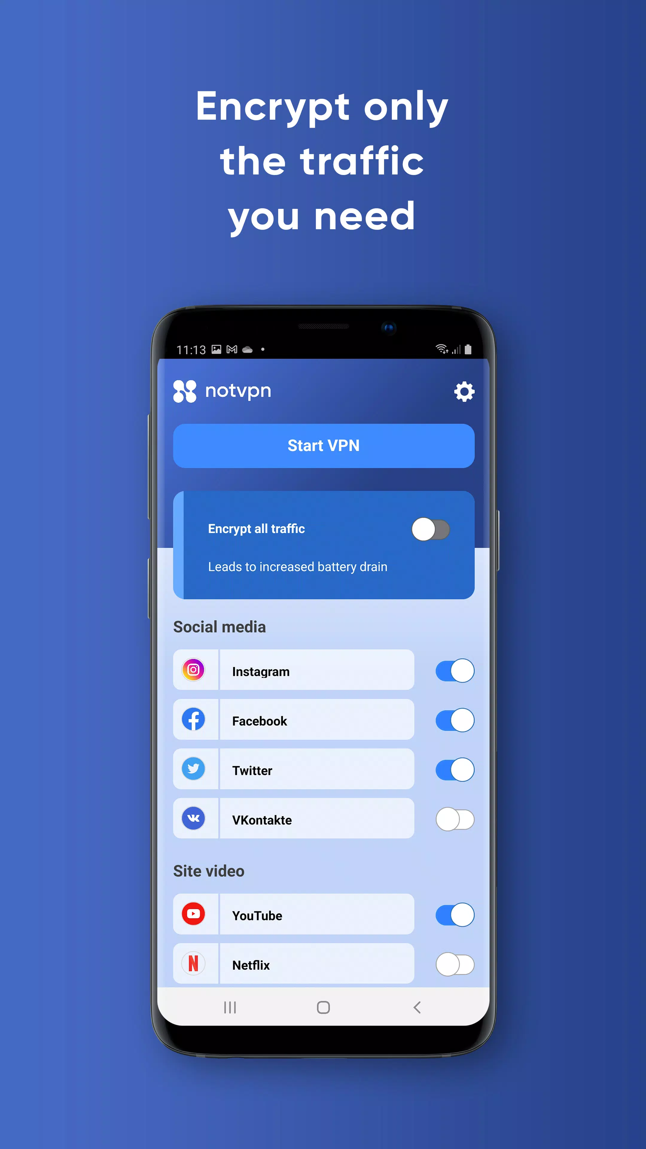 NotVPN スクリーンショット 1