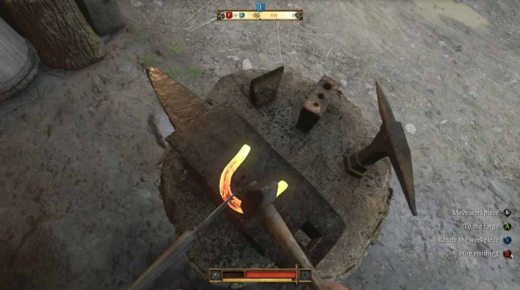 Kingdome Cole Deliverance 2 POV di fabbro forgiando un ferro di cavallo