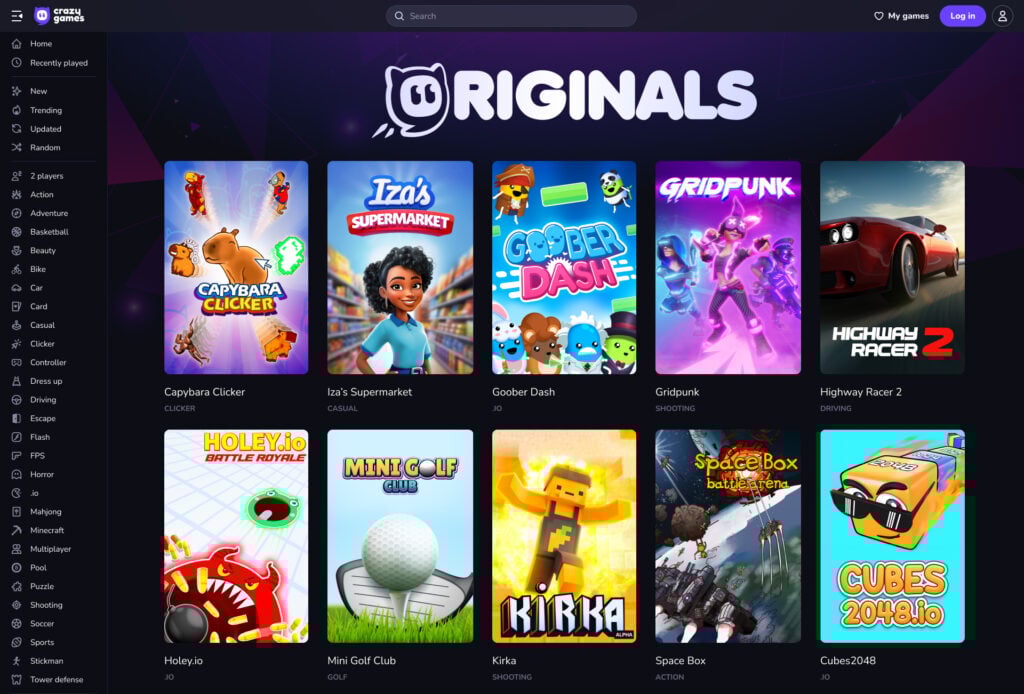 CrazyGames Platform