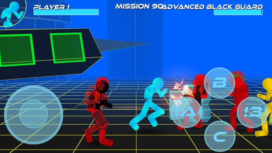 Stickman Neon Street Fighting應用截圖第4張