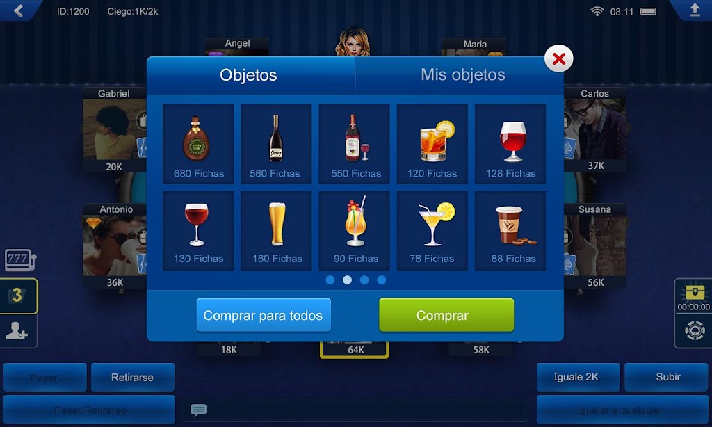 Poker Latino HD Captura de pantalla 2