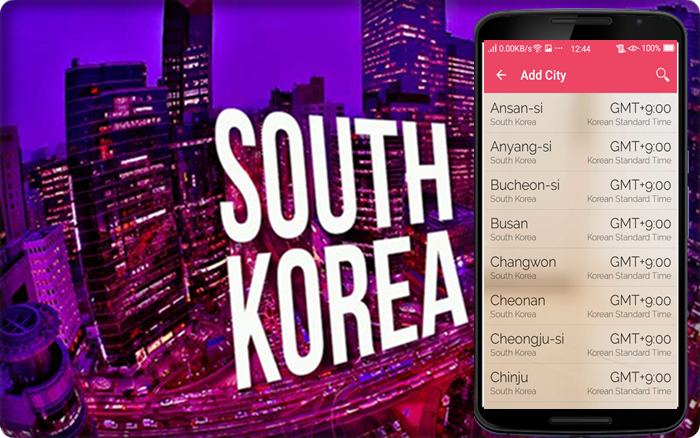South Korea time 스크린샷 2