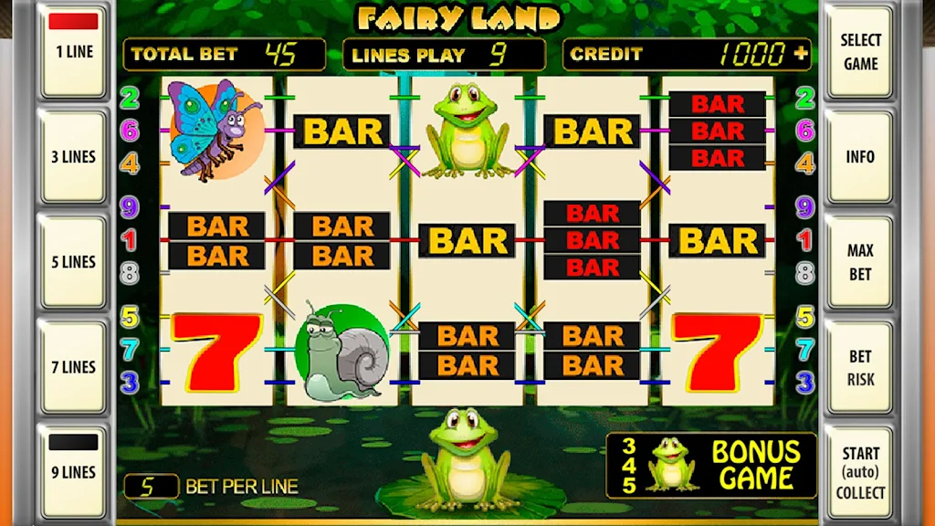 Slot machines Fairy Land Deluxe 스크린샷 2