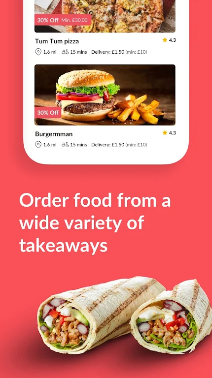 Foodhub - Online Takeaways स्क्रीनशॉट 1